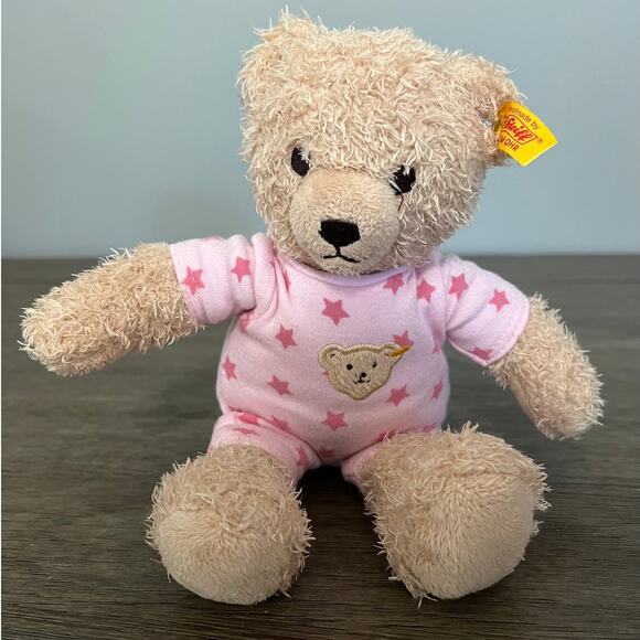 Steiff Baby Teddy and Me Teddy Bear Girl with Pajama'sm Plush - Picture 1 of 5